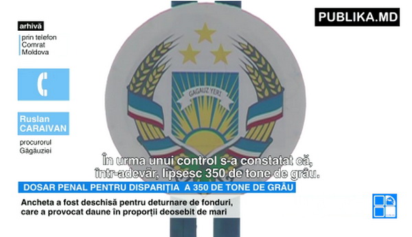 Procuratura Autonomiei Găgăuze a deschis o anchetă penală în cazul dispariției a 350 de tone de grîu umanitar